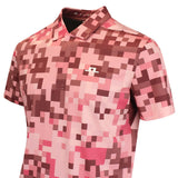 J.Lindeberg Golf Shirt - Dario M Tour 26 Print Reg. Fit - Pink SS26