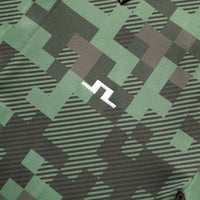 J.Lindeberg Golf Shirt - Dario M Tour 26 Print Reg. Fit - Green SS26