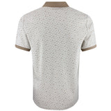 J.Lindeberg Golf Shirt - Devon Jacquard Reg. Fit Polo - Moonbeam AW26