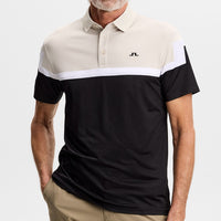 J.Lindeberg Golf Shirt - Emil Regular Fit - Black SS26