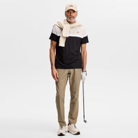 J.Lindeberg Golf Shirt - Emil Regular Fit - Black SS26