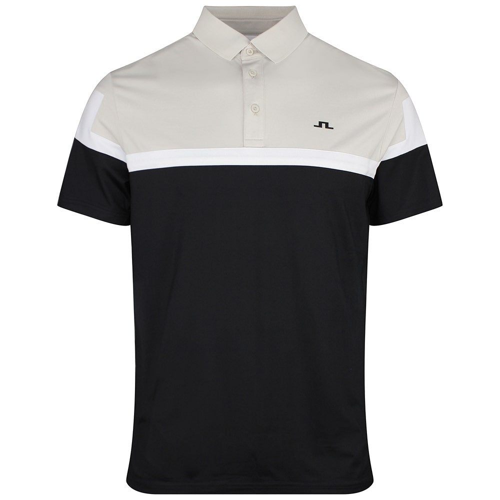 J.Lindeberg Golf Shirt - Emil Regular Fit - Black SS26
