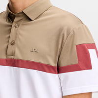 J.Lindeberg Golf Shirt - Emil Regular Fit - Brindle SS26