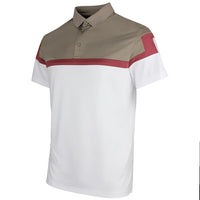 J.Lindeberg Golf Shirt - Emil Regular Fit - Brindle SS26