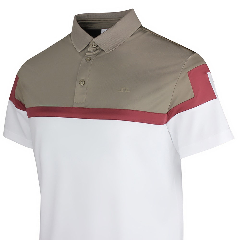 J.Lindeberg Golf Shirt - Emil Regular Fit - Brindle SS26
