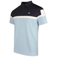 J.Lindeberg Golf Shirt - Emil Regular Fit - Forget-Me-Not SS26
