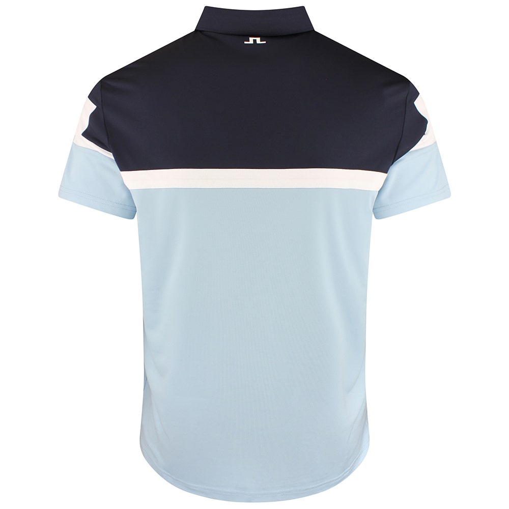 J.Lindeberg Golf Shirt - Emil Regular Fit - Forget-Me-Not SS26