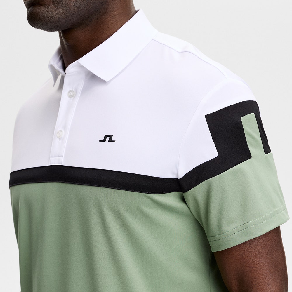 J.Lindeberg Golf Shirt - Emil Regular Fit - Hedge Green SS26