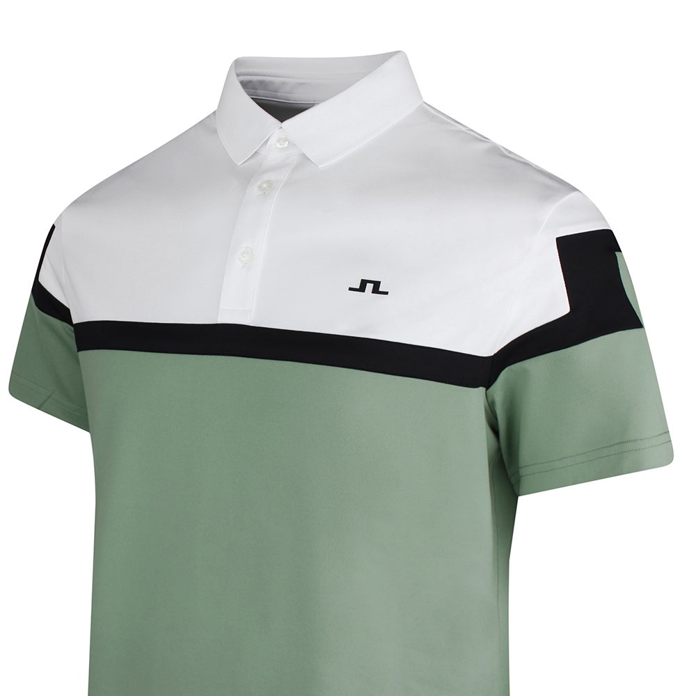 J.Lindeberg Golf Shirt - Emil Regular Fit - Hedge Green SS26