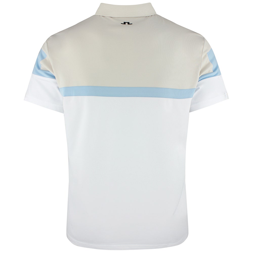 J.Lindeberg Golf Shirt - Emil Regular Fit - White SS26