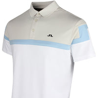 J.Lindeberg Golf Shirt - Emil Regular Fit - White SS26