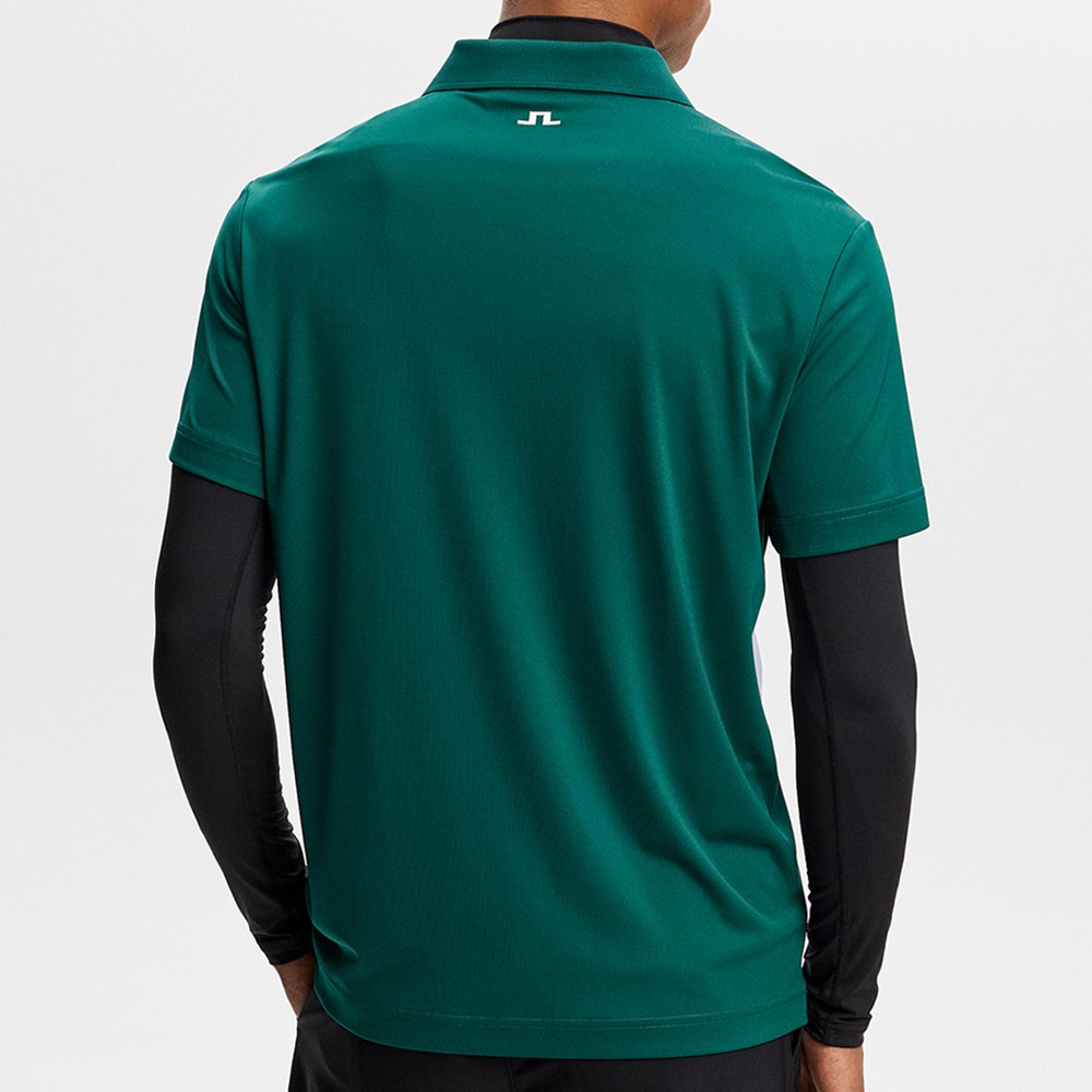 J.Lindeberg Golf Shirt - Finn Polo - Forest Biome AW26