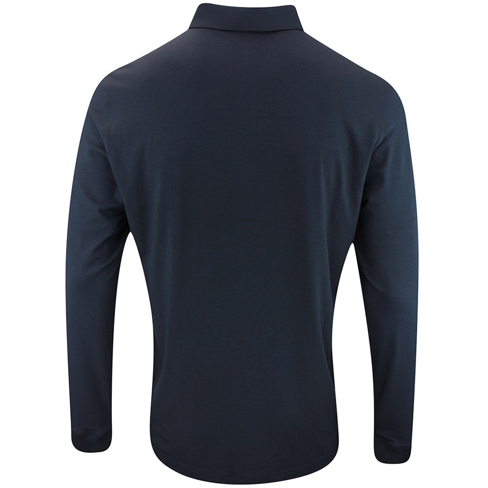 J.Lindeberg Golf Shirt - Florian LS Regular Fit - Black AW25
