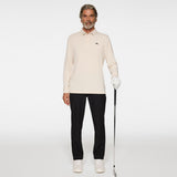 J.Lindeberg Golf Shirt - Florian LS Regular Fit - Moonbeam AW25