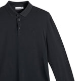 J.Lindeberg Golf Shirt - Florian Reg. Fit LS Polo - Black AW26