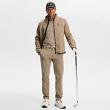 J.Lindeberg Golf Shirt - Florian Reg. Fit LS Polo - Brindle AW26