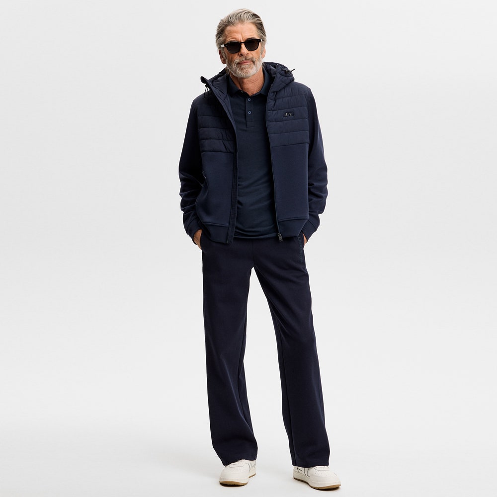 J.Lindeberg Golf Shirt - Florian Reg. Fit LS Polo - JL Navy AW26