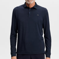 J.Lindeberg Golf Shirt - Florian Reg. Fit LS Polo - JL Navy AW26