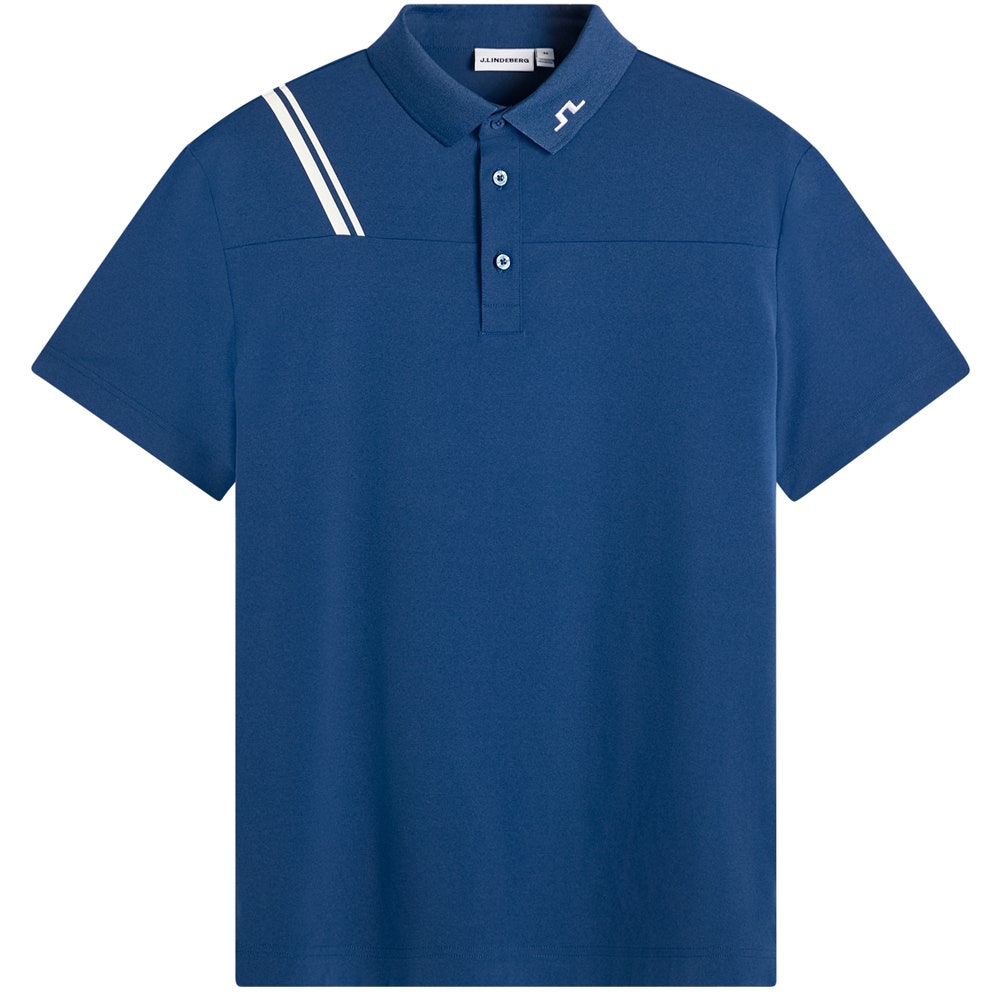 J.Lindeberg Golf Shirt - Fred Regular Fit - Estate Blue SH26