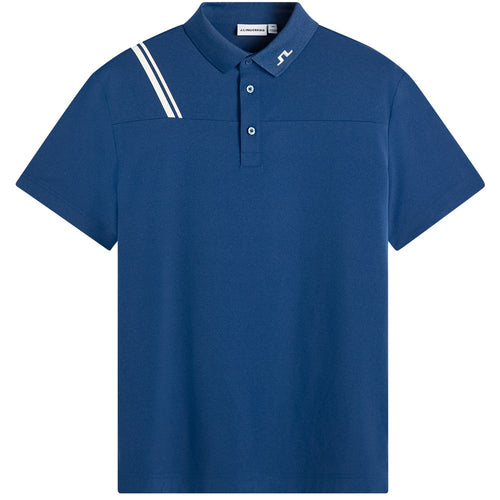 J.Lindeberg Golf Shirt - Fred Regular Fit - Estate Blue SH26