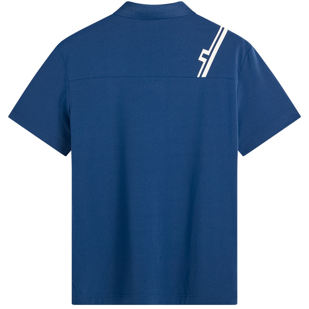 J.Lindeberg Golf Shirt - Fred Regular Fit - Estate Blue SH26