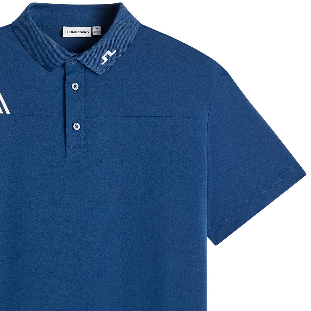 J.Lindeberg Golf Shirt - Fred Regular Fit - Estate Blue SH26