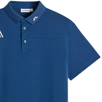 J.Lindeberg Golf Shirt - Fred Regular Fit - Estate Blue SH26
