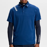 J.Lindeberg Golf Shirt - Fred Regular Fit - Estate Blue SH26