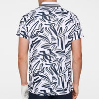 J.Lindeberg Golf Shirt - George Print Reg. Fit - JL Navy PS26