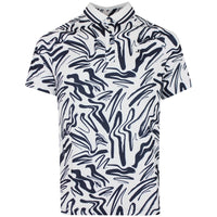 J.Lindeberg Golf Shirt - George Print Reg. Fit - JL Navy PS26