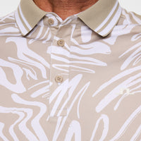 J.Lindeberg Golf Shirt - George Print Reg. Fit - String PS26