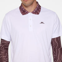 J.Lindeberg Golf Shirt - Glen Regular Fit - White AW25