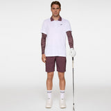 J.Lindeberg Golf Shirt - Glen Regular Fit - White AW25