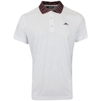 J.Lindeberg Golf Shirt - Glen Regular Fit - White AW25