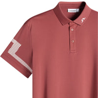J.Lindeberg Golf Shirt - Heath Regular Fit - Apple Butter SS26