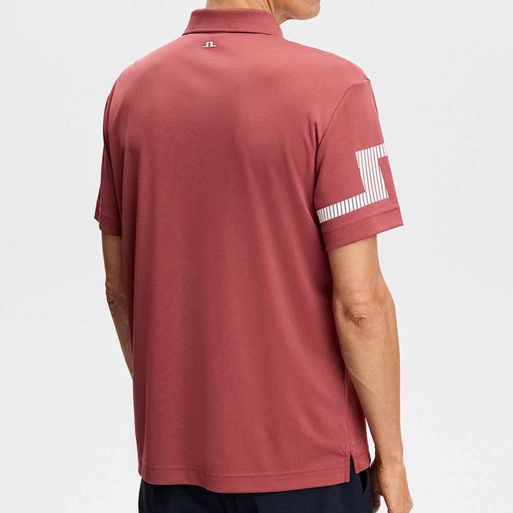 J.Lindeberg Golf Shirt - Heath Regular Fit - Apple Butter SS26