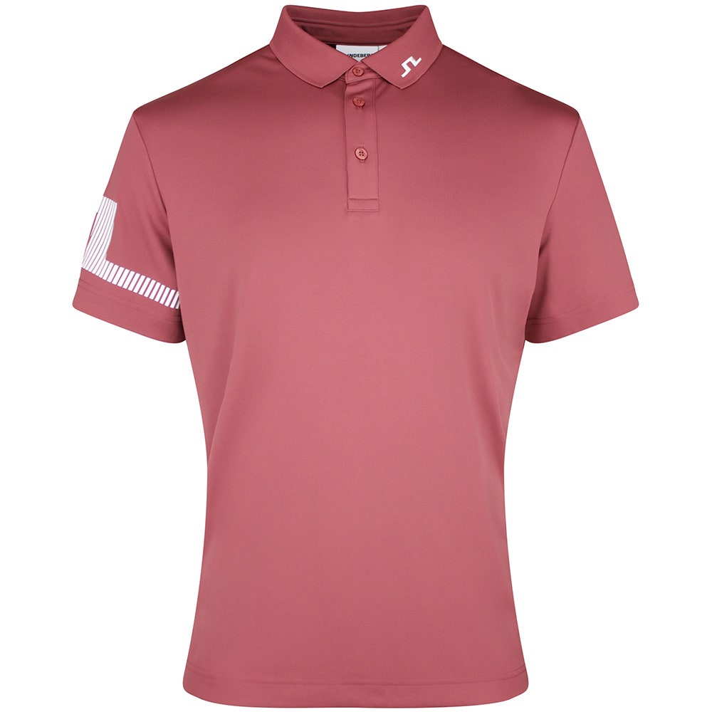 J.Lindeberg Golf Shirt - Heath Regular Fit - Apple Butter SS26