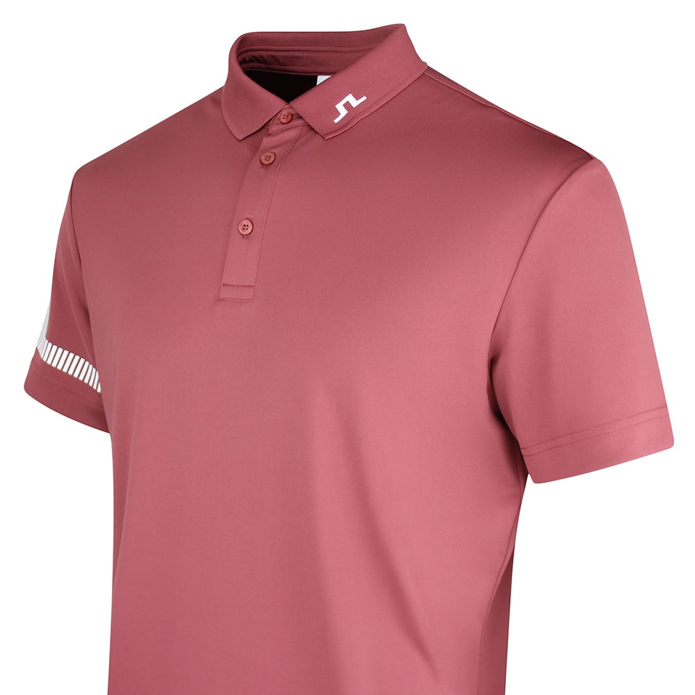 J.Lindeberg Golf Shirt - Heath Regular Fit - Apple Butter SS26