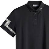 J.Lindeberg Golf Shirt - Heath Regular Fit - Black SS26
