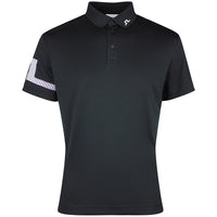 J.Lindeberg Golf Shirt - Heath Regular Fit - Black SS26