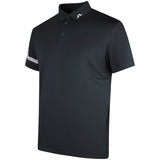 J.Lindeberg Golf Shirt - Heath Regular Fit - Black SS26