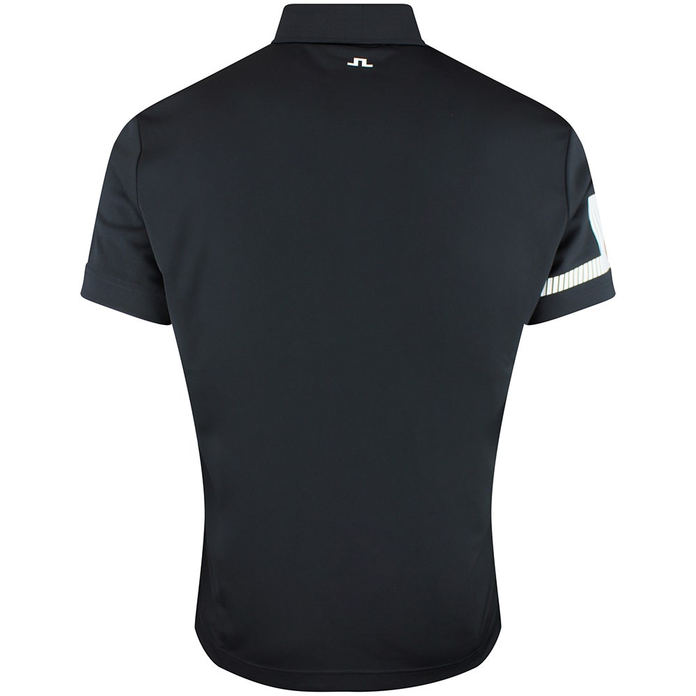 J.Lindeberg Golf Shirt - Heath Regular Fit - Black SS26