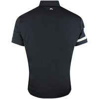 J.Lindeberg Golf Shirt - Heath Regular Fit - Black SS26
