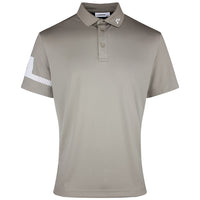 J.Lindeberg Golf Shirt - Heath Regular Fit - Brindle SS26