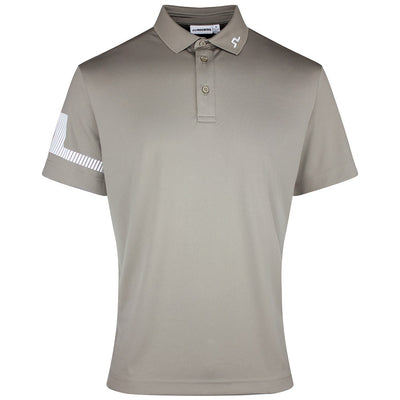 J.Lindeberg Golf Shirt - Heath Regular Fit - Brindle SS26