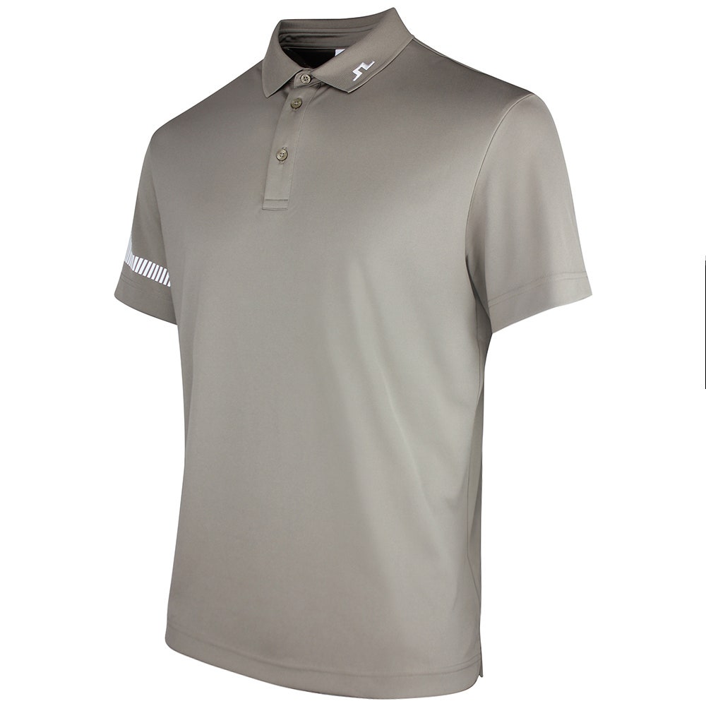 J.Lindeberg Golf Shirt - Heath Regular Fit - Brindle SS26