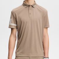 J.Lindeberg Golf Shirt - Heath Regular Fit - Brindle SS26
