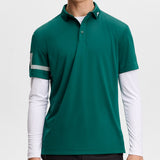 J.Lindeberg Golf Shirt - Heath Regular Fit - Forest Biome AW26