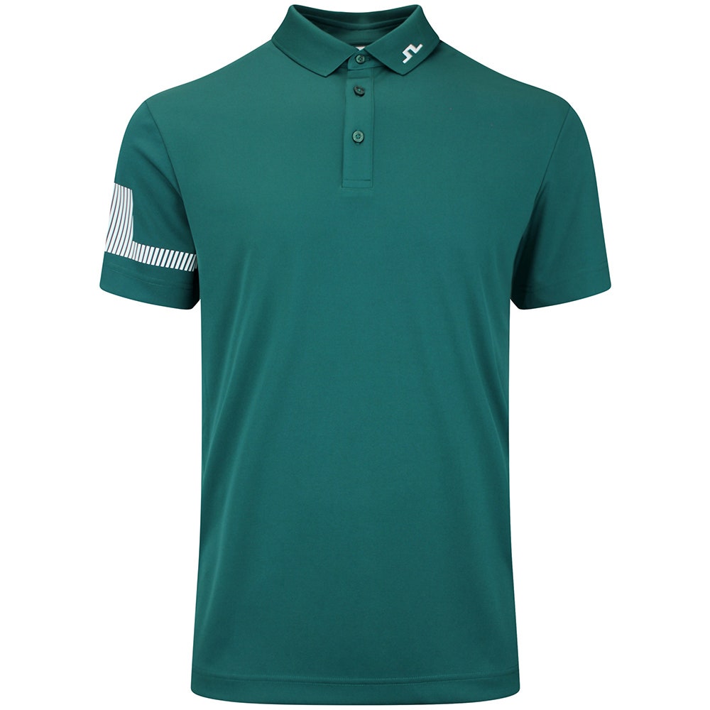 J.Lindeberg Golf Shirt - Heath Regular Fit - Forest Biome AW26