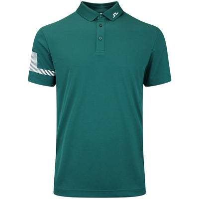 J.Lindeberg Golf Shirt - Heath Regular Fit - Forest Biome AW26